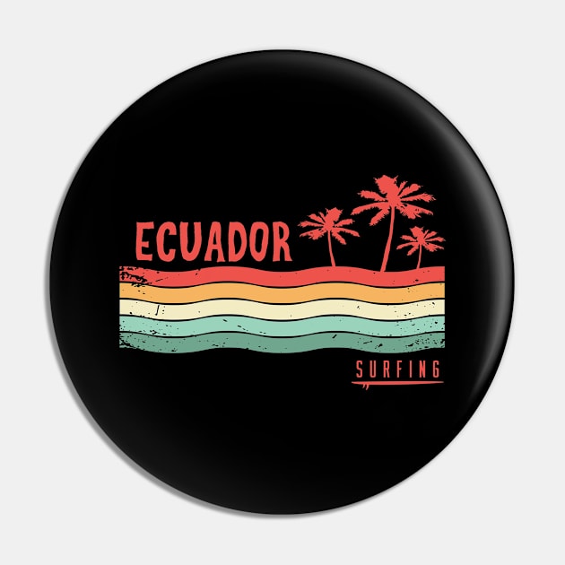 Ecuador surfing Pin by SerenityByAlex