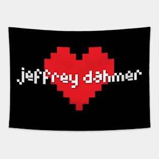 Jeffrey dahmer -> pixel art Tapestry