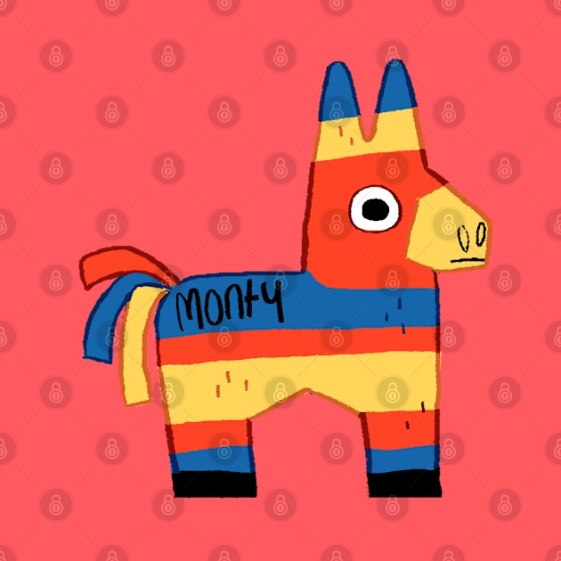Monty the Pinata by doodledate
