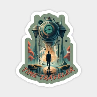 "Time traveler"  time machine Magnet