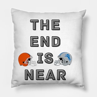 Cleveland Browns vs Detroit Lions 2024 Football Game Pillow