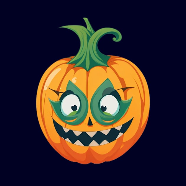 A Scary Halloween Boo Pumpkin by halazidan