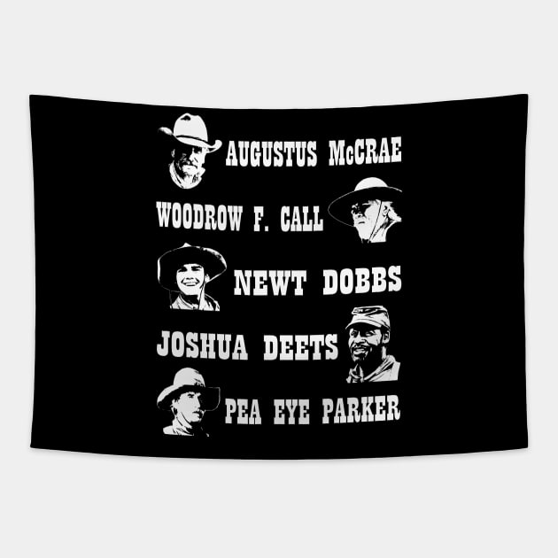 Lonesome dove: Augustus McCrae - Pea Eye Parker Tapestry by AwesomeTshirts