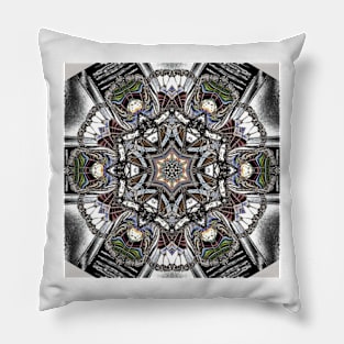 Kaleidoscope with butterflies Pillow