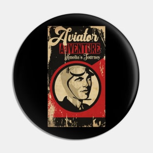 Vintage Aviator Adventure Pin