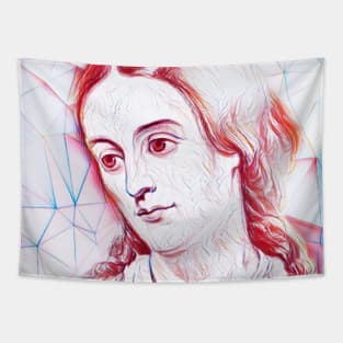 Margaret Fuller Portrait | Margaret Fuller line art Tapestry