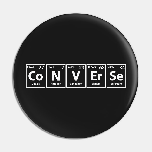 Converse (Co-N-V-Er-Se) Periodic Elements Spelling Pin by cerebrands