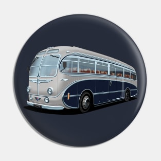 1952 AEC Regal Coach in grey and blue Pin
