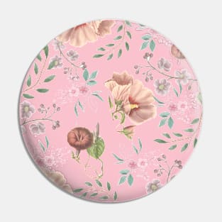 Vintage floral pattern Pin