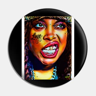 Erykah Badu Legacy Lauded Pin