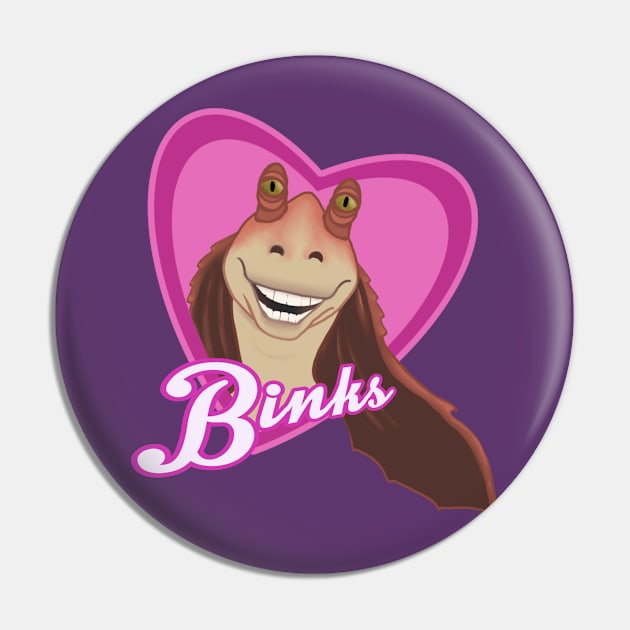 Live Laugh Binks Pin by Galaxy Gray Shop