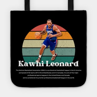 Kawhi Leonard Vintage V1 Tote