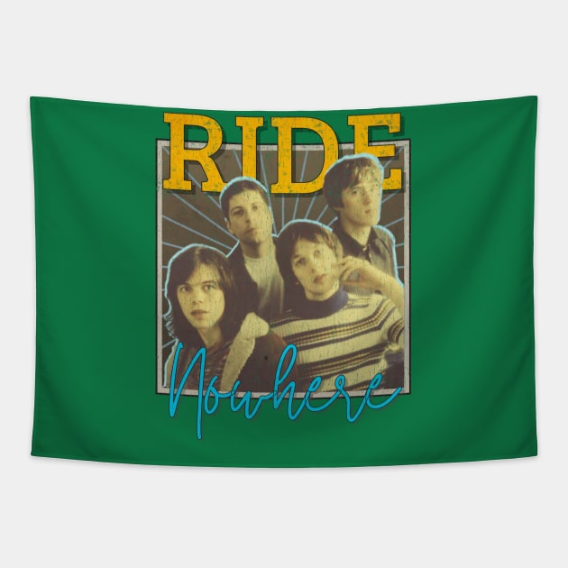 Ride Vintage 1988 // Nowhere Original Fan Design Artwork Tapestry by A Design for Life