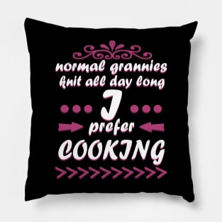 Cooking Grandma Kitchen Cooking Gift Birthday Pillow