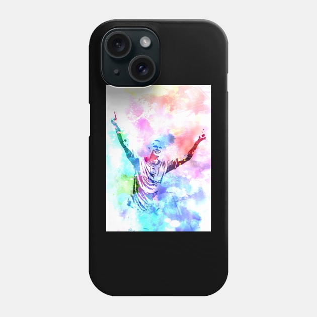 Erling Haaland Watercolor Phone Case by Masdian Watercolor