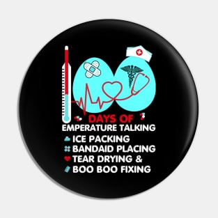 100 Days Of Temperature Talking School Nurse 100th Day Pin