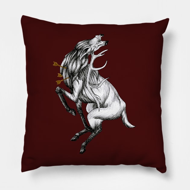 Slay Me Pillow by HomicidalHugz