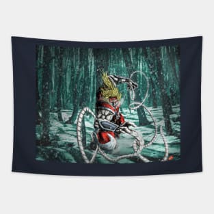 Omega Red Tapestry