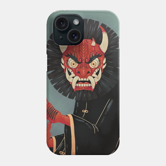 Oni Phone Case by Bratzoid