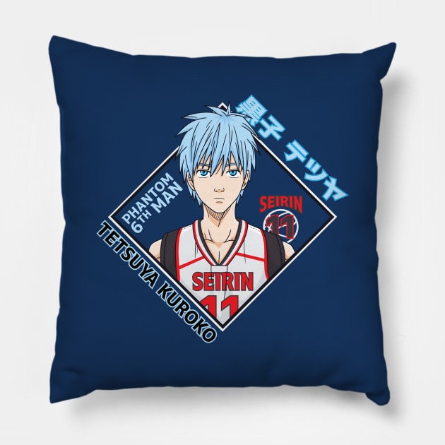 Tetsuya Kuroko Pillow by TeeTowArt