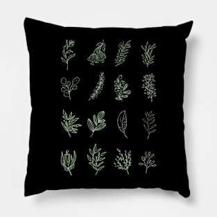 leaves types Pillow