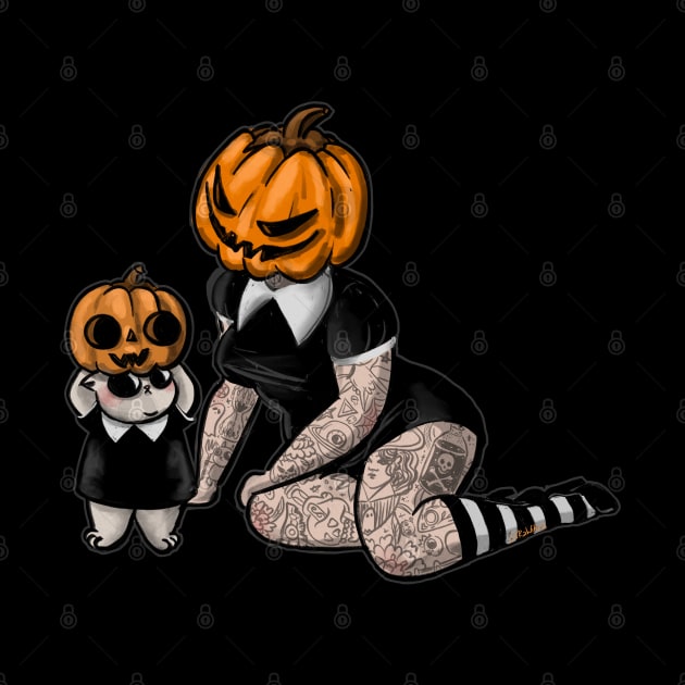 Pumpkin Heads by SaraWired