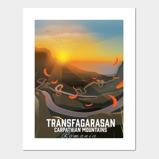 Transfagarasan Romania Travel Poster Transfagarasan Posters And Art Prints Teepublic