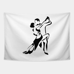 Ballroom Dancers Tapestry