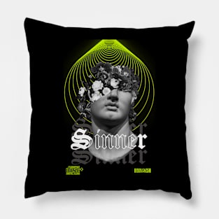 "SINNER" WHYTE - STREET WEAR URBAN STYLE Pillow