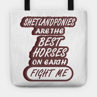 Shetlandpony Horse Small Mini Stringles Tote