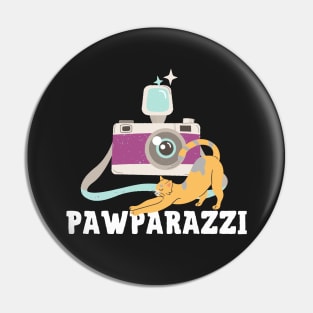 Cat Pawparazzi Pin