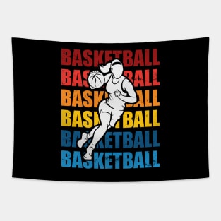 Basketball Girl Tapestry