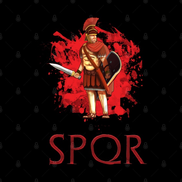SPQR Ancient Rome T-Shirt by Styr Designs