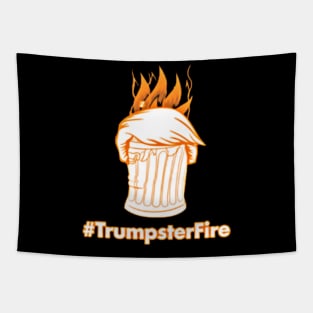 tRumpster Fire - Front Tapestry