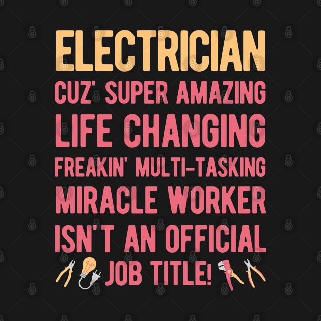 Funny Electrician by TheVintageChaosCo.