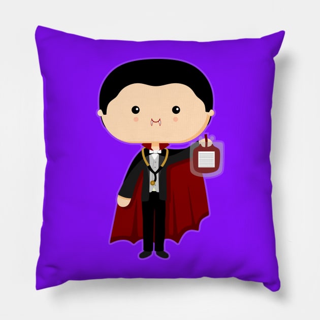 Dr. Acula Pillow by sombrasblancas