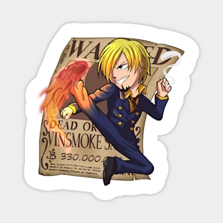 Wanted Sanji Magnet