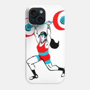 Female Weightlifter Phone Case