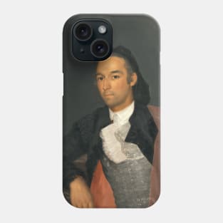 Portrait of the Matador Pedro Romero by Francisco Goya Phone Case