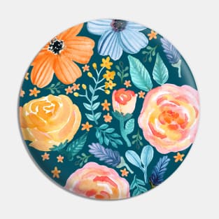 Bold Blooms Pin