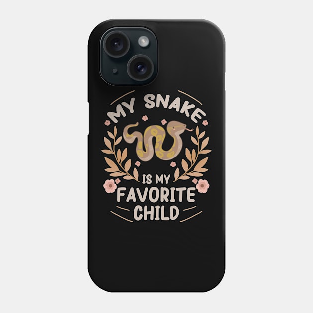 Mother's Day Snake is my Favorite Child Phone Case by Psitta