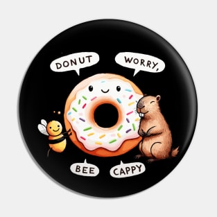 Donut worry bee cappy Pin