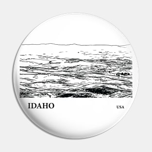 Idaho USA Pin