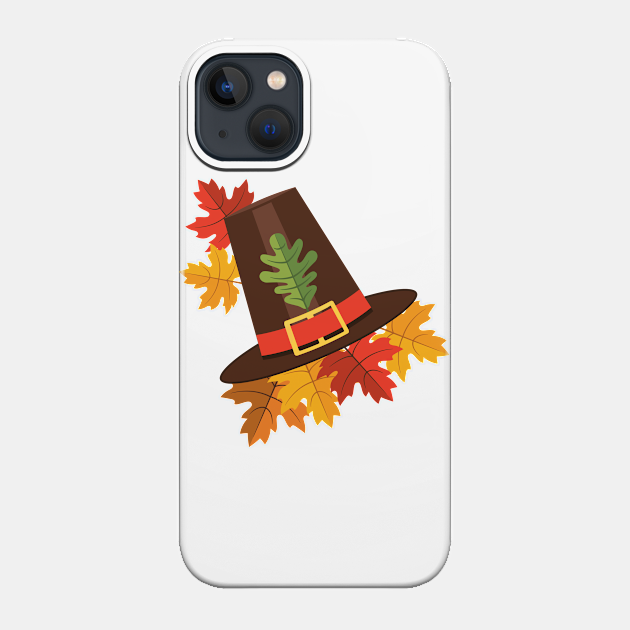 Pilgrim Hat - Thanksgiving - Phone Case