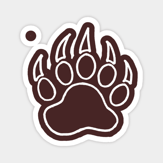 bear paw Magnet by manthamcmurtrey