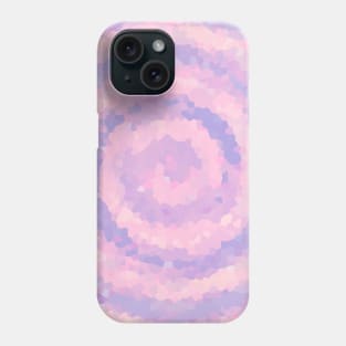 Underwater Circle Of Pastel Yellow, Pinks and Blue Phone Case