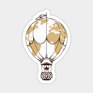 Air Balloon World Adventures Magnet
