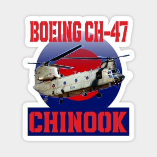 RAF Chinook in RAF roundel Magnet