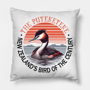 Puteketeke New Zealand's Bird Pillow