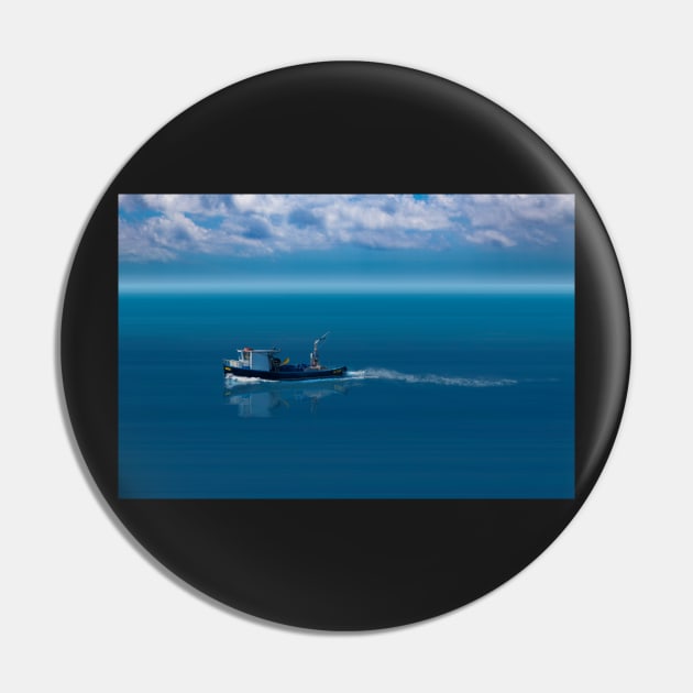 fishing Boat Pin by oreundici